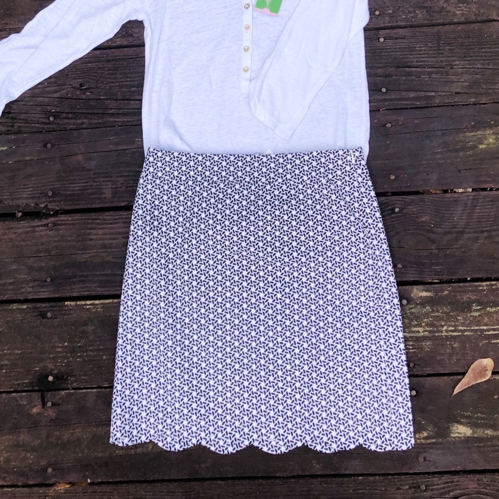 SOLD Talbots patterned skirt